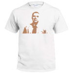 Justin Benline Classic MEME T-Shirt - Beige on White