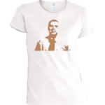 Justin Benline Classic MEME T-Shirt - Beige on White